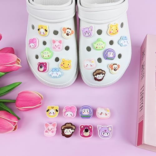 Alaxciax 24 breloques en forme de chaussures de dessin anim – vue 4