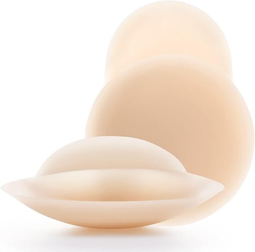 Miniatura 16 de Nippies Cubiertas para pezones para mujeres - Pastillas de silicona adhesivas reutilizables con estuche de viaje - Estilo original circular