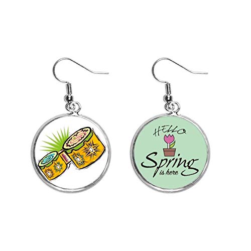 Pendientes de primavera ligeros que solucionan el peso excesivo con diseño mexicano