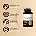 NatureBell Lion’s Mane - 240 Capsules - Organic Fruiting Body & Mycelium - Brain, Immune & Energy Support* - High-Potency Extract - Non-GMO & Gluten-Free
