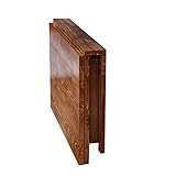 【Ascendente fácil FÁCIL ABAJO】: de madera maciza, pliega a la pared mediante un mecanismo de liberación de la yema del dedo simple, pliega de forma rápida y fácilmente cuando sea necesario.