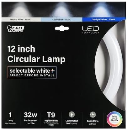 Feit Electric T9 4-Pin LED Tube Light Color Changing 32 Watt Equivalence 1 pk