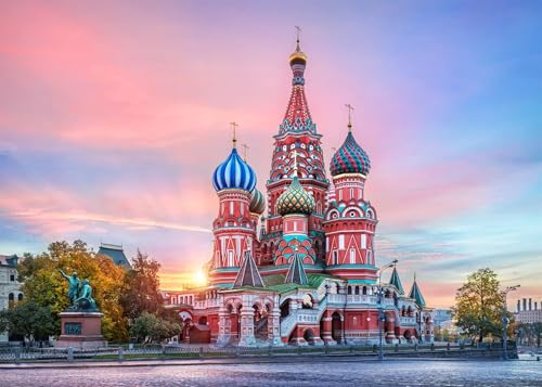 Toile de fond Russie de 2,1x1,5m pour décor fête et anniversaire thème Moscou