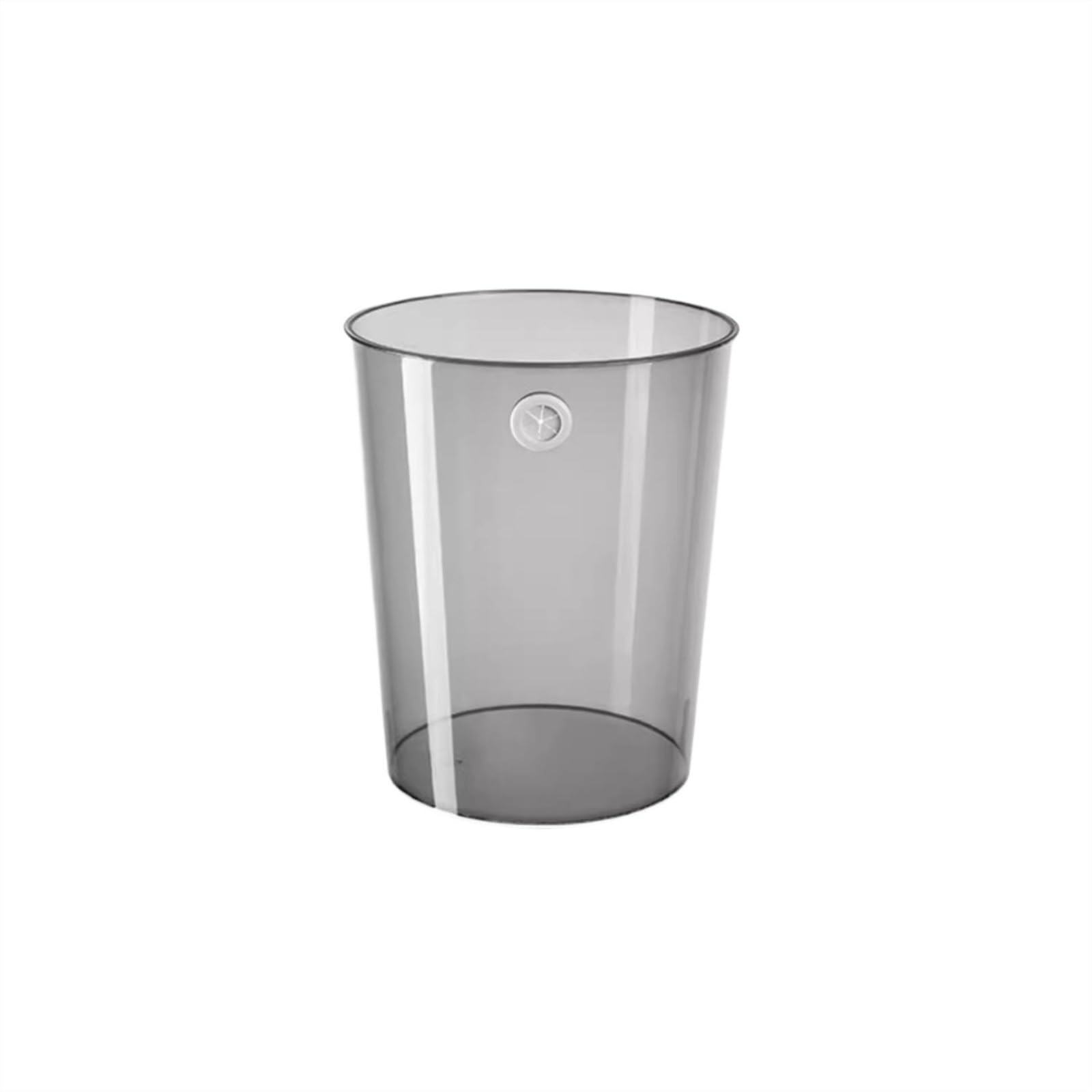 Corbeille à papier transparente de luxe pour bureau chic