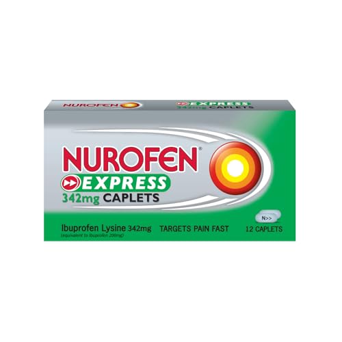 Nurofen Coated Tablets (342mg) Relief for Pain and Fever 12 ct
