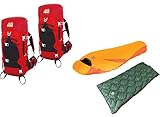 Stratos 40 Rahmen Pack; gepolsterte Rückseite; Dual-Fächer; Große Öffnung für einfachen Zugang; Seitentaschen und Reißverschluss Fach Vorne mit extra Stretch-Tasche; Trekking Stock oder Eispickel Halter