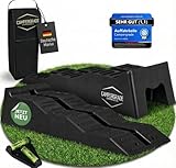 Auffahrkeile Wohnmobil & Wohnwagen – 3-stufige Auffahrrampe Pkw & Auto Auffahrrampen [2er Set] | Hochbelastbare Rampe Auto & Rampen für Wohnmobilausstattung, Caravan | stabile Auto Rampe