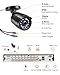 Anlapus 1080P 16CH Kit de Cámaras Seguridad 16pcs Cámara de Vigilancia Exterior...