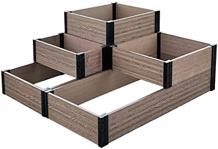 Everbloom3 Tiered Garden Bed: A Versatile and Easy-to-Assemble Raised Garden Bed with Open Bottom for Growing Veggies, Flowers, and Herbs in Any Soil Condition
