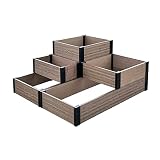 Everbloom3 Tiered Garden Bed: A Versatile and Easy-to-Assemble Raised Garden Bed with Open Bottom fo