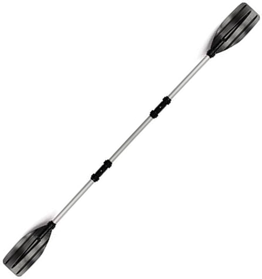 Pagaia Per Kayak E SUP Regolabile - 49,6 Pollici, Lame In ABS, Albero In Alluminio, Antiscivolo