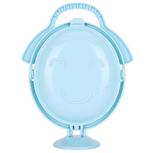 Plato De Fruta Plegable De 3 Niveles, Mesa De Torre De Exhibición De Dulces De Fruta De Pastel Portátil, Cesta De Almacenamiento De Frutas, Bandeja De Torre De Postre Multiusos(blue)