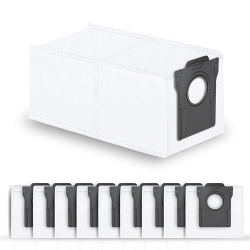 10 Staubbeutel für Dreame L10s Ultra Gen 2, L10s Pro Ultra Heat, X30 / X40 / X50 Ultra, Aqua10 Ultra, X40 / X50 Master, Mova E30 / V50 / E40 / Z50 Ultra Staubsauger, 3,2L Ersatzbeutel Zubehör Beutel