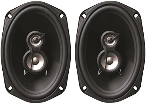 Planet Audio TQ693 6 x 9-Inch 3-Way Poly Injection Cone Speaker System (Black)