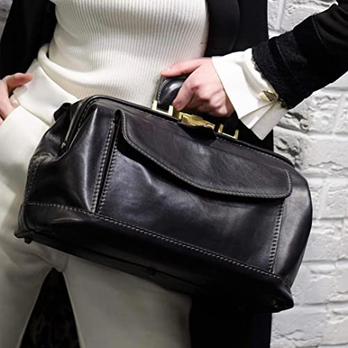 Pratesi Doctor Bag - B562 Bruce (Black) #TOP1