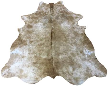 Beige Palomino Cowhide Rug 42 SQFT H6721