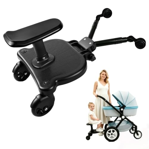 FinerFurnis Car Ramp Review: Heavy Duty Performance 56 2026 New-Universal Stroller Board with Detachable Seat, 2-in-1 Sit and