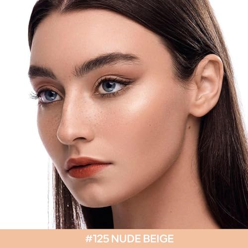 Freeorr Skin Tint with SPF 40,24HR Tinted Mineral Sunscreen Serum with Zinc Oxide,Multi-use Tinted SPF Serum Foundation,Long Lasting Full Coverage Buildable Foundation-Nude Beige, 1 Fl Oz