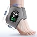 2PCS Cordless Ankle Heating Pad with Massager, Foot and Ankle Massager with Heat, Rechargeable Heated Foot Brace Wrap, 3 Vibration and 4 Heating Modes