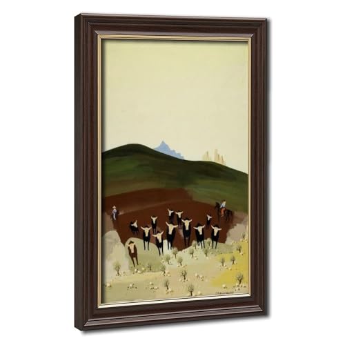 Impression sur toile Montana de Kauffer art mural moderniste premium