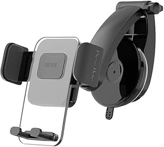 V Volt Car Phone Holder with Suction Cup for 4.7 to 7 Inch Phone, Adjustable, Secure Mount - Universal Phone Holder for Car, Easy to Install and Durable