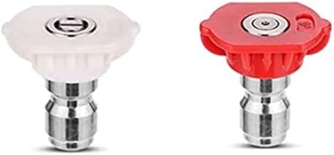 Pressure Washer Spray Nozzle Tips Pressure Washer Gun Nozzle Tip | Multiple Degree Washer Spray Nozzle Tips Quick Pressure Washer Nozzle | Nozzle Tip for Pressure Washer - (Pack of 2)