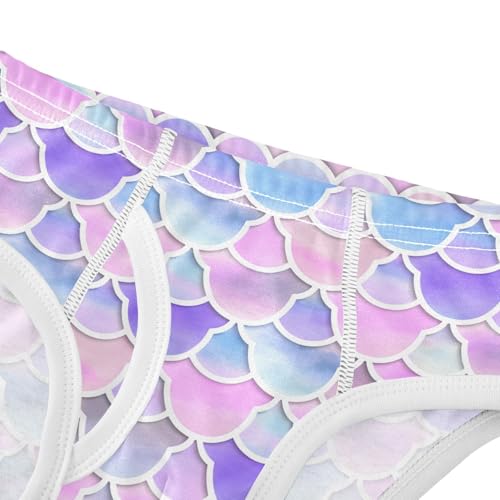 Lavender Pink Mermaid Scales Toddler Boy's Underwear 2T 202c19054