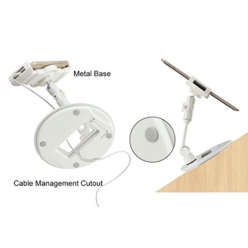 Suptek Aluminum Tablet Desk Stand 360° Flexible Cell Phone Holder Mount For Ipad, Iphone, Samsung, Asus And More 4.7-11 Inch Devices, Good For Bed, Kitchen, Office (Yf108Dw) #TOP4