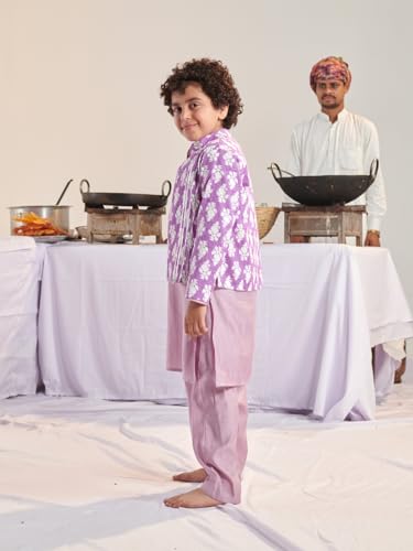Pspeaches Boys Regular Kurta With Pyjamas (10-12Years)
