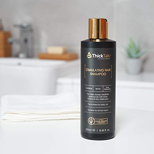 Thicktails Hair Growth Shampoo For Women - For Thinning Hair & Breakage Due To Menopause, Stress, Postpartum Recovery. Anti Hair Loss Shampoo For Hair Regrowth. Dht Blocking Shampoo. Biotin Caffeine #TOP3