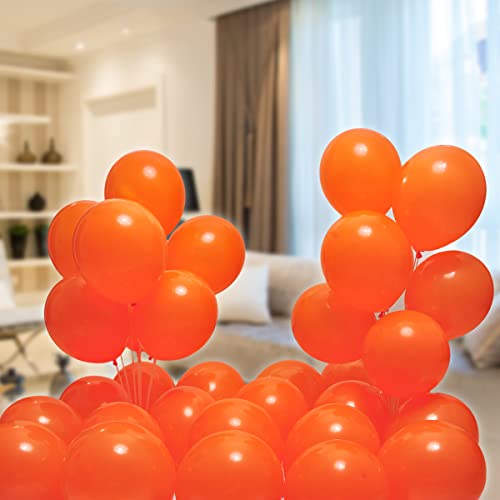 Image of 300 Pack Orange Balloons 12 inch Orange Latex Party Balloon Bulk for Various Party Events Decorations
