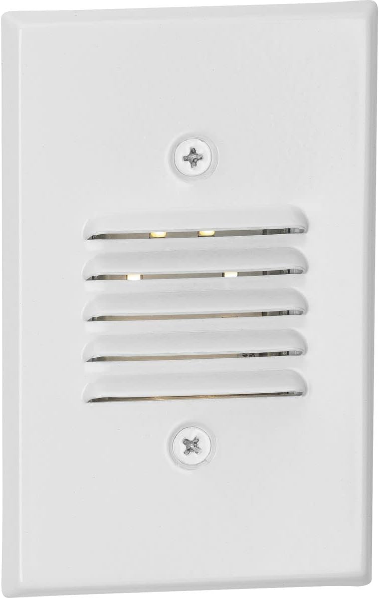 Progress Lighting LED Indoor Louvered Step Light, Indoor, P660003-028-30K, Satin White
