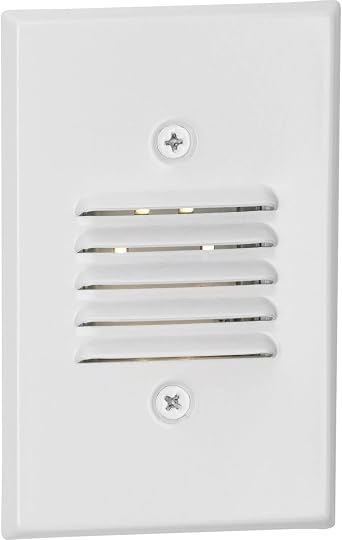 Progress Lighting LED Step Light, Satin White