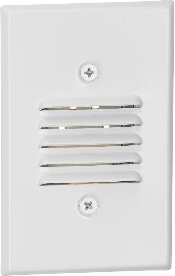 Progress Lighting LED Step Light, Satin White