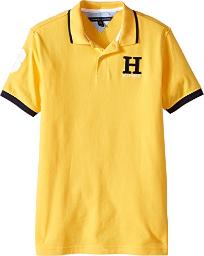 Tommy Hilfiger Little Boys Matt Polo, Fleetwood Yellow, 5