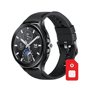 Vodafone Xiaomi Watch 2 Pro | LTE Smartwatch eSIM | bis zu 100€ Amazon-Gutschein nach SIM-Registrierung | Schlafüberwachung, Herzfrequenzmesser, Fitness Tracker | 46mm, Schwarz