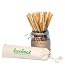 Produktbild DECO EXPRESS Bambooz Bambus-Strohhalme, die Strohhalme Wiederverwendbare umweltfreundliche organische Strohhalme biologisch abbaubar Null Abfall-veganes Geschenk Trinken - 24 trinkhalme