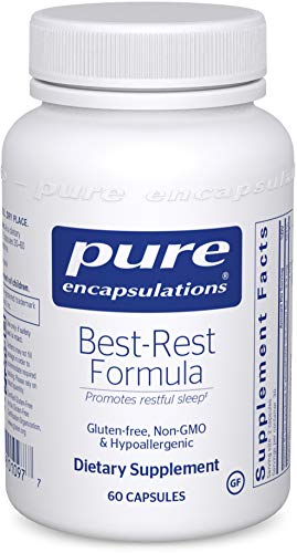 Pure Encapsulations - Best-Rest Formula - Hypoallergenic Supplement for Restful Sleep - 60