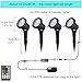 COVOART Spotlights Outdoor, 12W 800lm RGB Color Changing Landscape Lights with Remote, IP66 Waterproof Outdoor Lights for Tree Yard House, 46.5ft Cord, UL Listed, 4 Pack