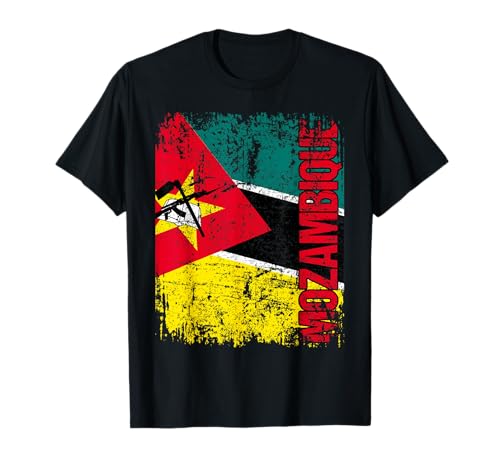 MOZAMBIQUE Flag Vintage Distressed MOZAMBIQUE T-Shirt