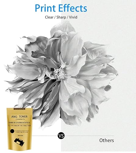 Image of ANG SP 210 SU Toner Powder for Ricoh SP210SU Multi-Function Laser Cartridge (Set of 2) 100% Compatible Toner Powder