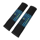 BDVBDJ US and Flag Fulton County Car Seat Belt Cover Pad for for A More Comfortable...