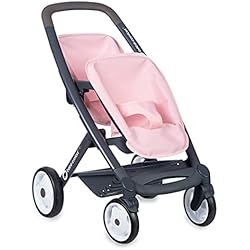 Smoby- Silla de Paseo gemelar Bébé Confort para 2 muñecas de hasta 42cm (7600253216)