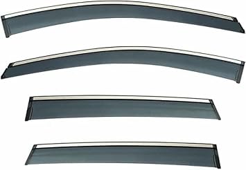 QILING Window Visors for Suzuki Vitara BREZZAMaruti Suzuki 2018-on_in India, Window Wind Deflectors Shield Visor Wind Shelters Smoke Guards Sun Visors/Rain Shield