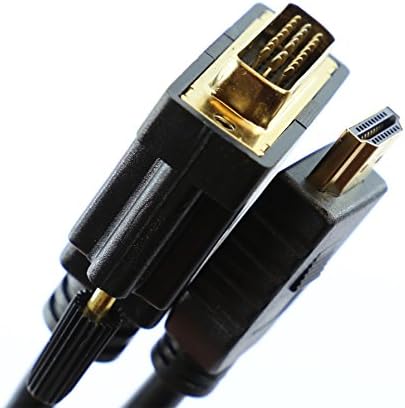 rhinocables HDMI to DVI-D 24+1 Pin, High Speed HDMI Cable with Gold DVI Adapter, HDMI Lead Extension Cable For PC, LCD, HDTV, DVD & Bluray - Home Cinema, TV & Video Accessories (2m)