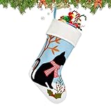 Familien Weihnachtsstrümpfe | Motiv Dekoration Rustikaler Schmuck...