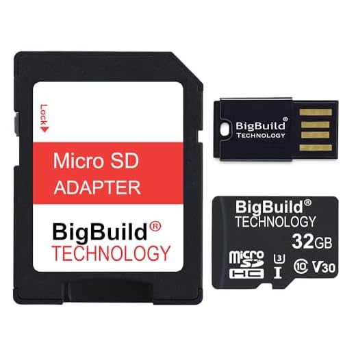 BigBuild Technology 32 GB ultraschnelle microSD Speicherkarte mit 100 MB/s für Alcatel Idol 5, Idol 5S, Pixi 4, U5 Mobile, Klasse 10 U3 V30
