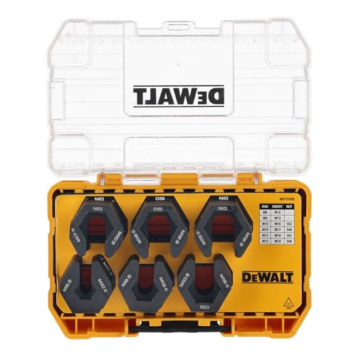 DEWALT Gewindestangen-Vorsatz (Für Den Einsatz Auf Schlag- Bohrschraubern, Zum Eindrehen, Lösen Von Muttern Entlang Einer Gewindestange, ¼ Sechskant-Schaft Offene Spannbacken) DT20562-QZ\