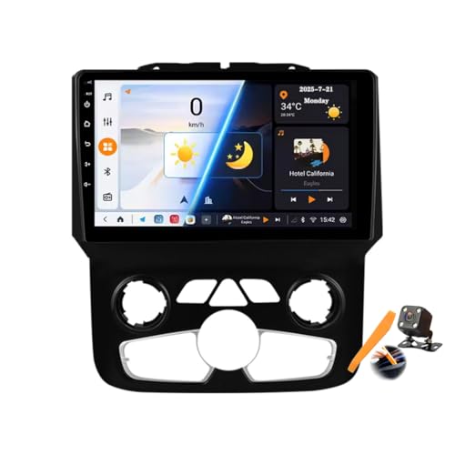 Autoradio GPS Android 15 pour Dodge Ram 3500 lecteur vidéo multimédia avec Bluetooth