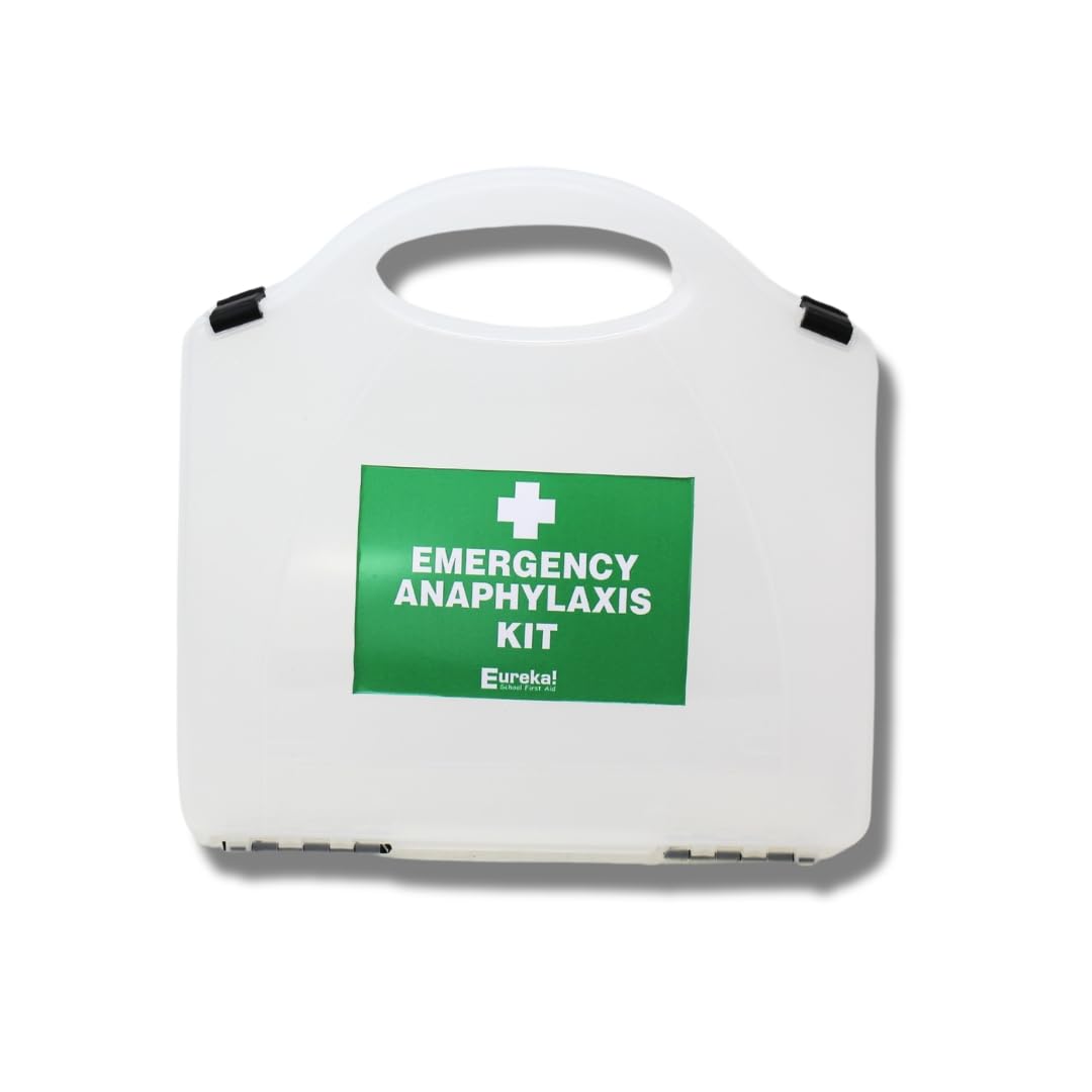 Value Aid Basic AAI Storage Box, Empty, Wall-Mountable Adrenaline Auto-Injector Storage, Schools, Workplaces, Public Areas, White, 1 Count